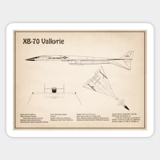 XB-70 Valkyrie Strategic Bomber - SD Sticker